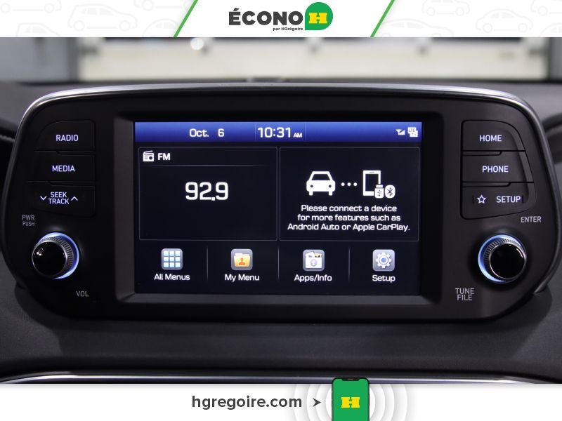 2020 Hyundai Santa Fe White Blainville - photo #13