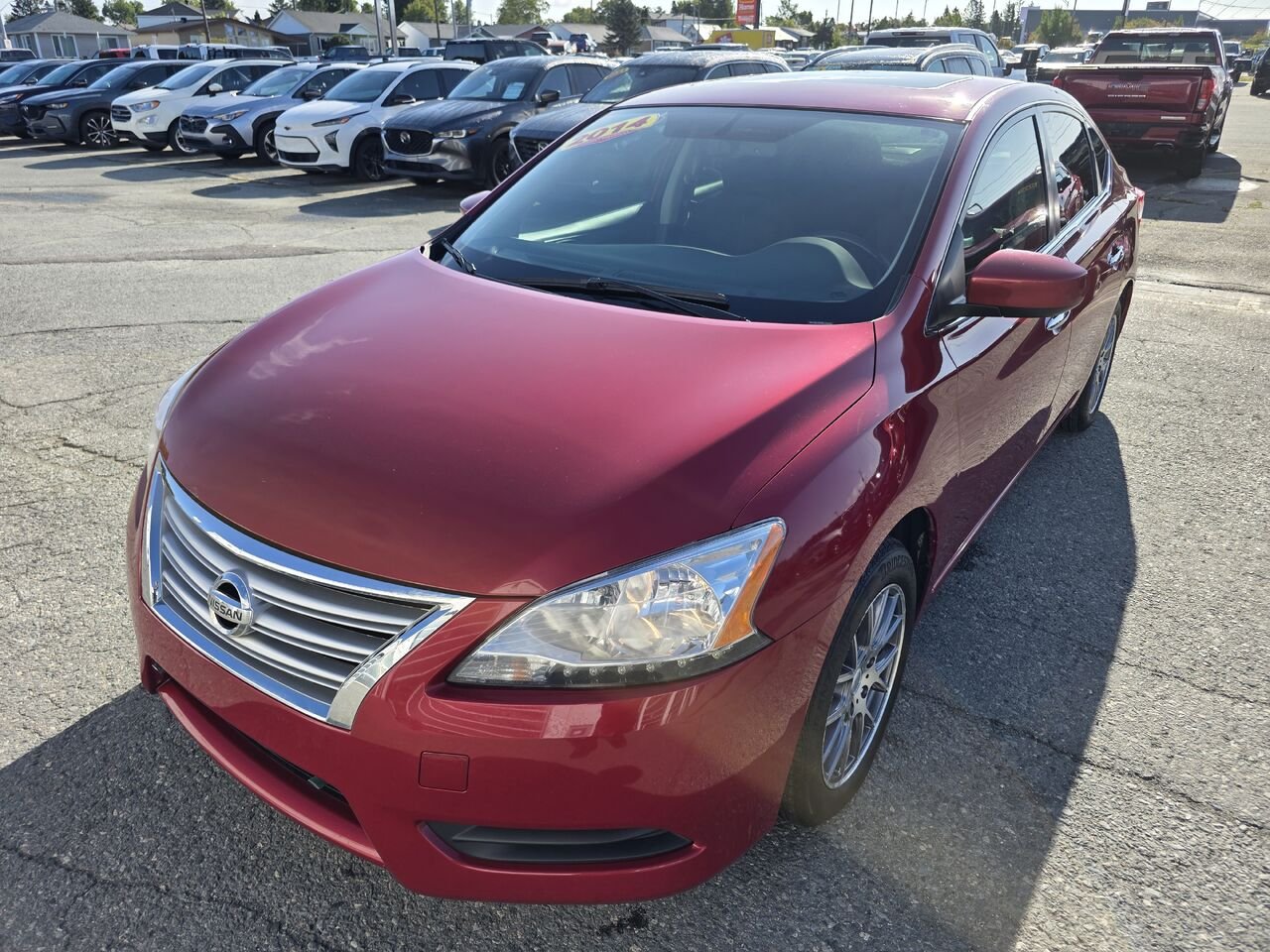 Nissan Sentra Berline 4 portes, CVT SV 2014 Rouge Rouyn-Noranda - photo #2