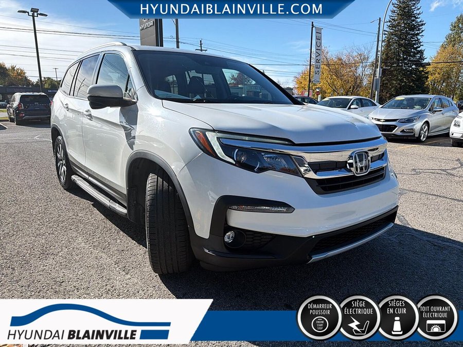 2019 Honda Pilot EX-L Navi Traction Intégrale White