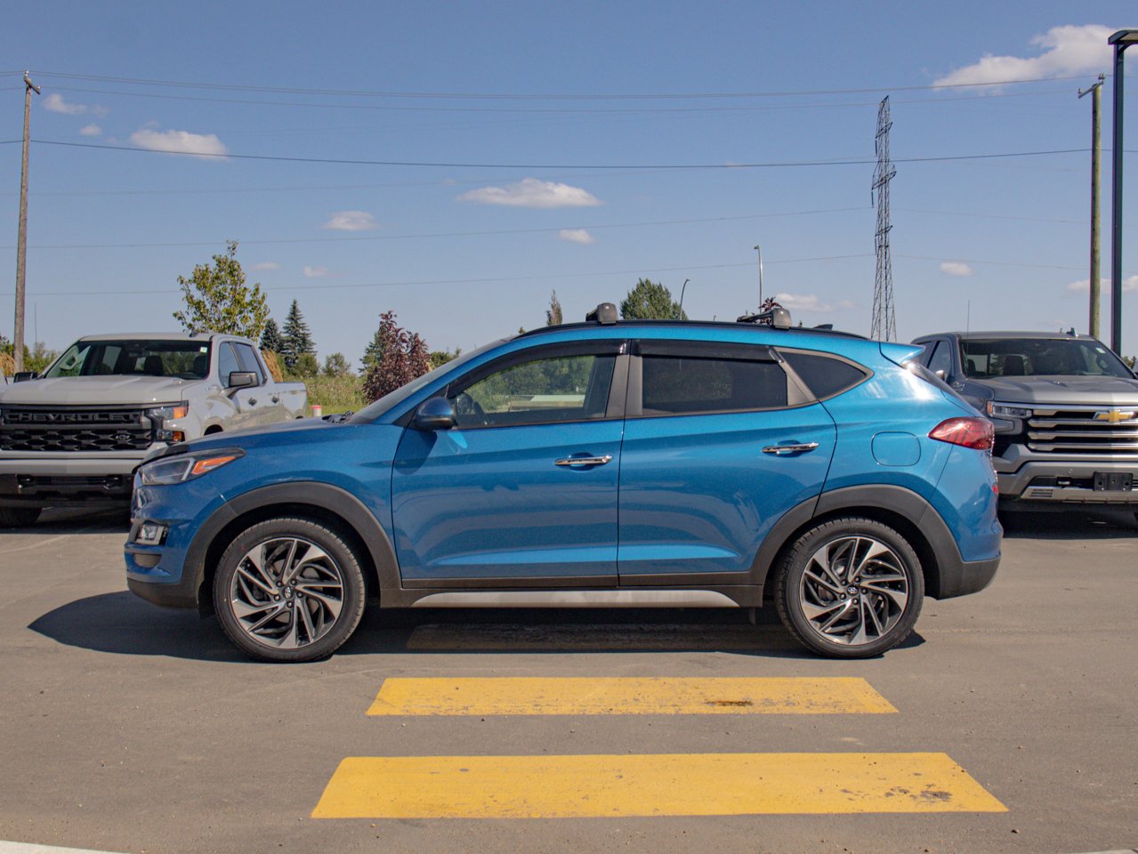 2020 Hyundai Tucson Preferred AWD w/Trend Package Blue Sherwood Park - photo #6