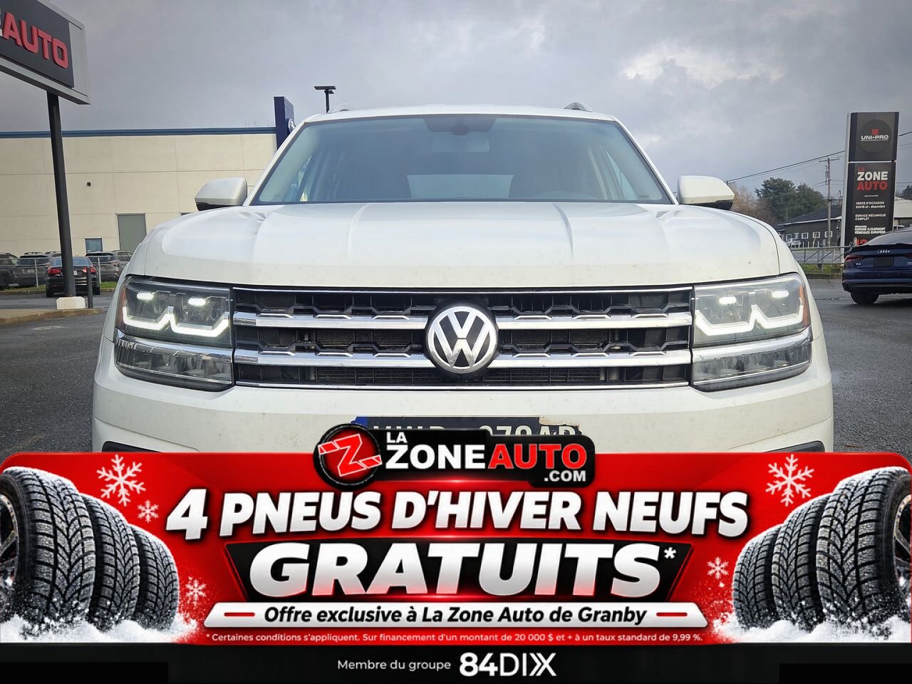 2019 Volkswagen Atlas V6 White Granby - photo #9