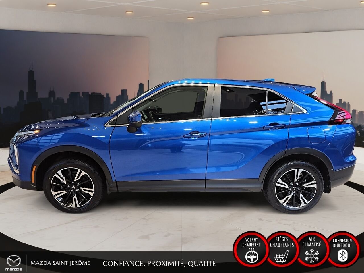 2025 Mitsubishi Eclipse Cross SEL | AWD | MAGS | PUSH START | Blue Saint-Jérôme - photo #9