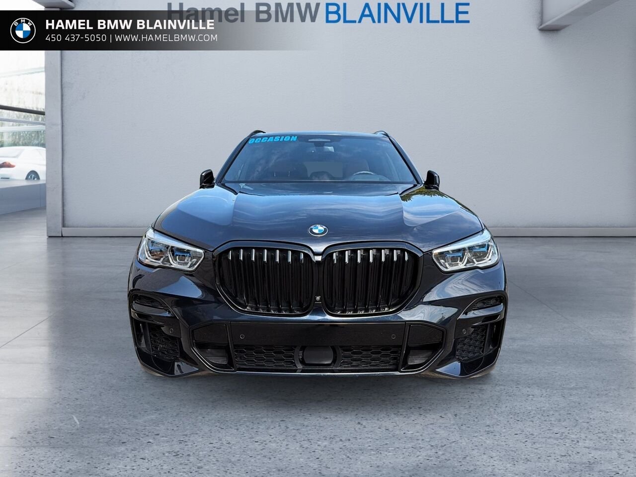 BMW X5 M50i véhicule d'activités sportives 2022 Bleu Blainville - photo #1