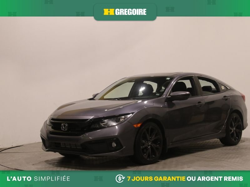Honda Civic 2020 Gris Laval - photo #2