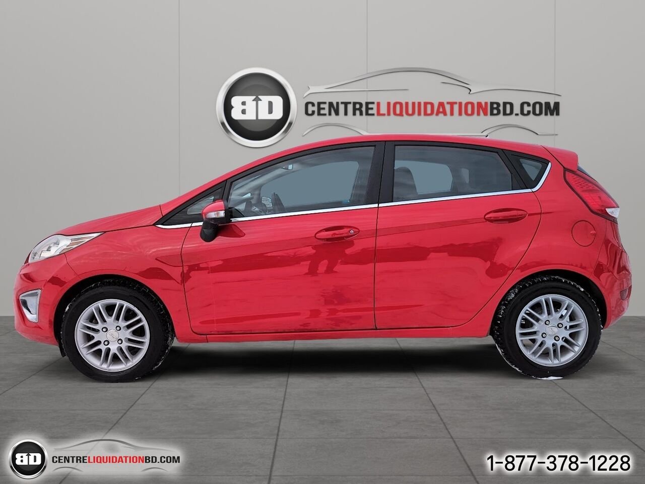 Ford Fiesta TITANIUM AUTOMATIQUE SIEGES CHAUFFANTS (BAS KM) | BD0131 2013 Rouge Granby - photo #8