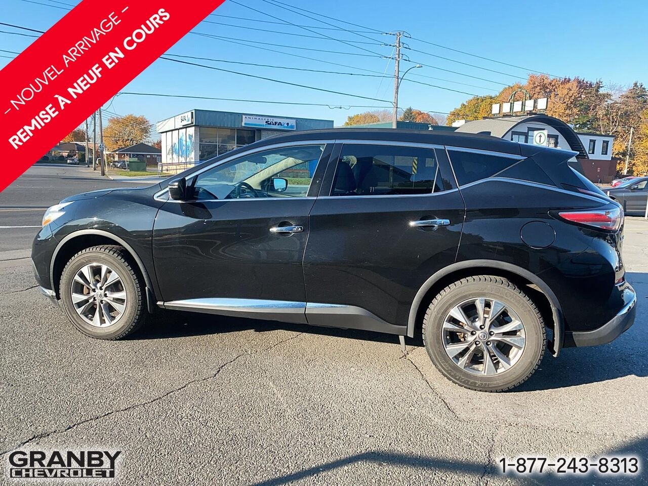 2017 Nissan Murano 4 portes S, Traction avant | 27-0156A Black Granby - photo #7