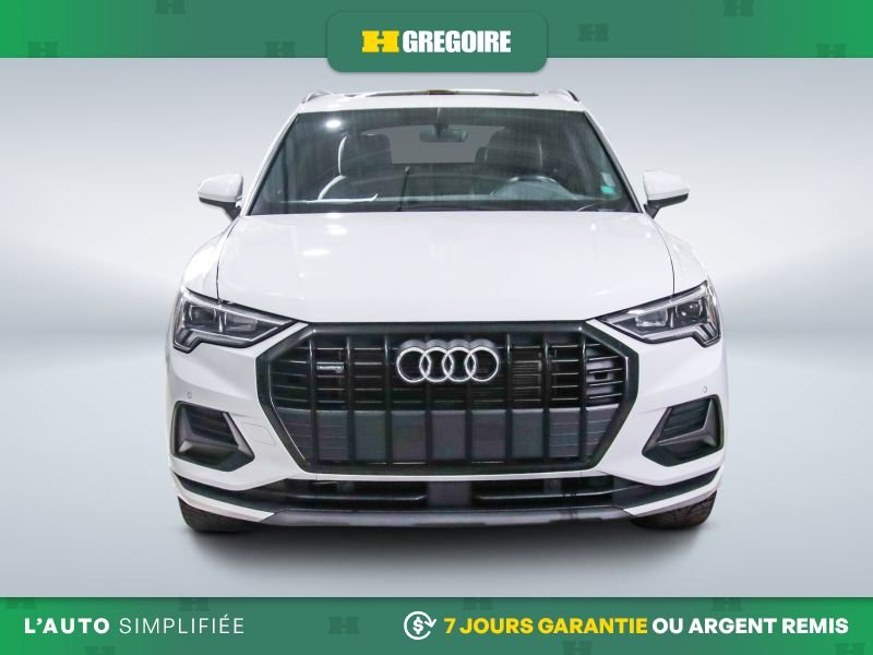 2023 Audi Q3 Komfort AWD AUTO A/C MAGS CUIR TOIT CAM RECUL BLUE White