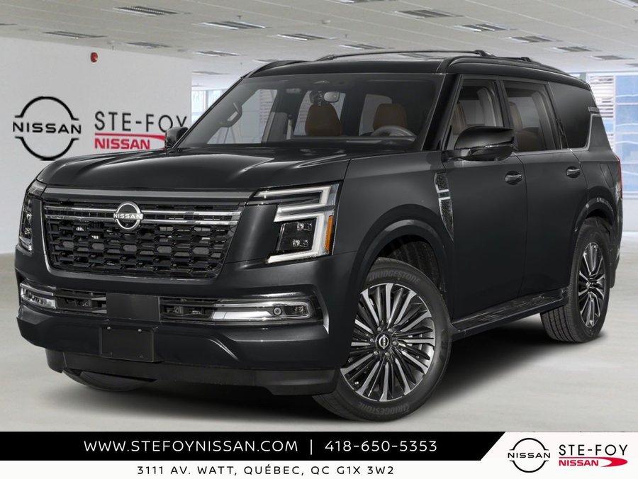 NISSAN Armada Platine Réserve 4x4 2027 Super noir