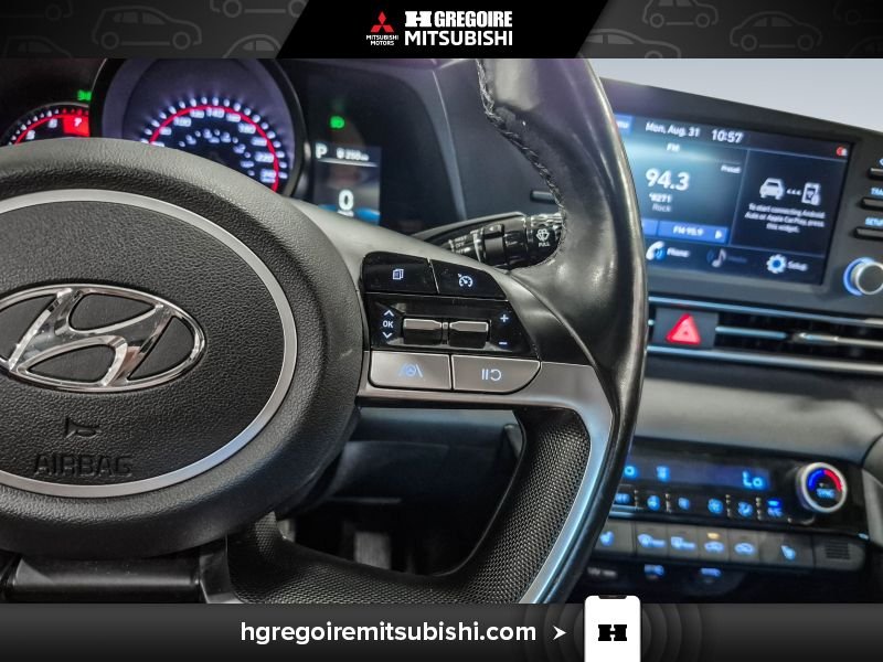 Hyundai Elantra MW4498 | Preferred *Mags *Caméra *Toit *Carplay 2021 Bleu Laval - photo #19