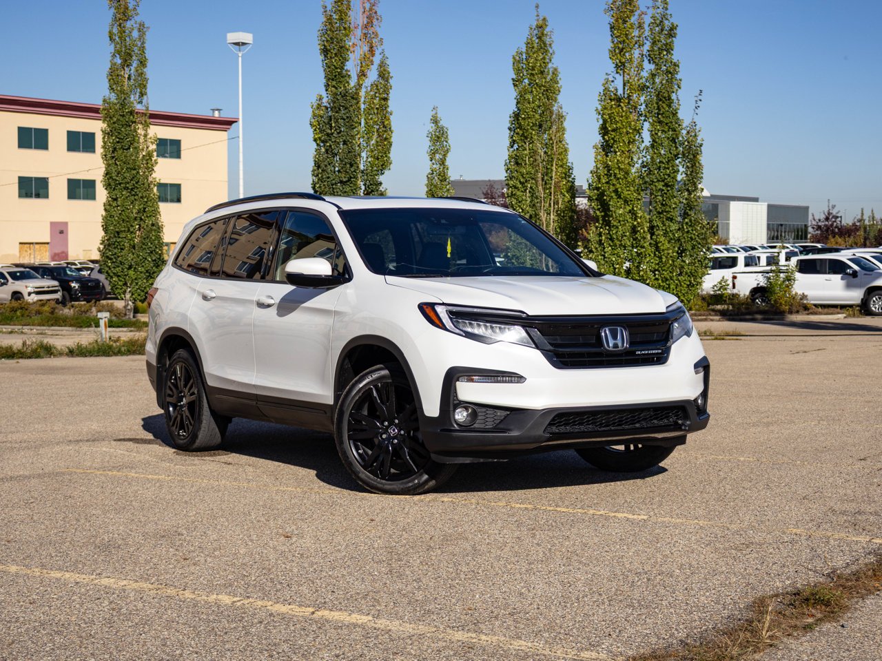 2020 Honda Pilot Black Edition AWD White Sherwood Park - photo #1
