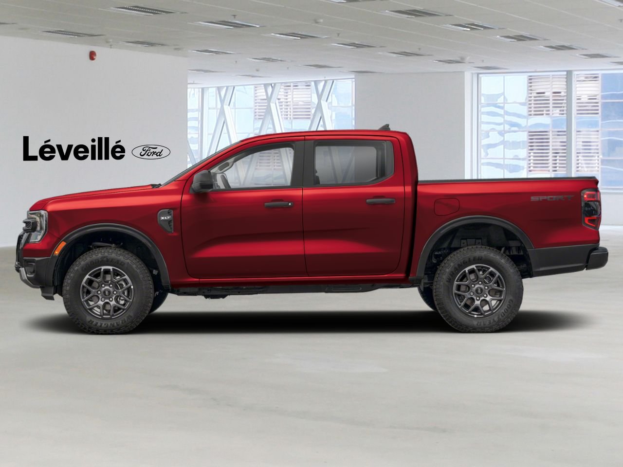 Ford Ranger 2026 Rouge rubis métallisé teinté verni Saint-Jérôme - photo #1