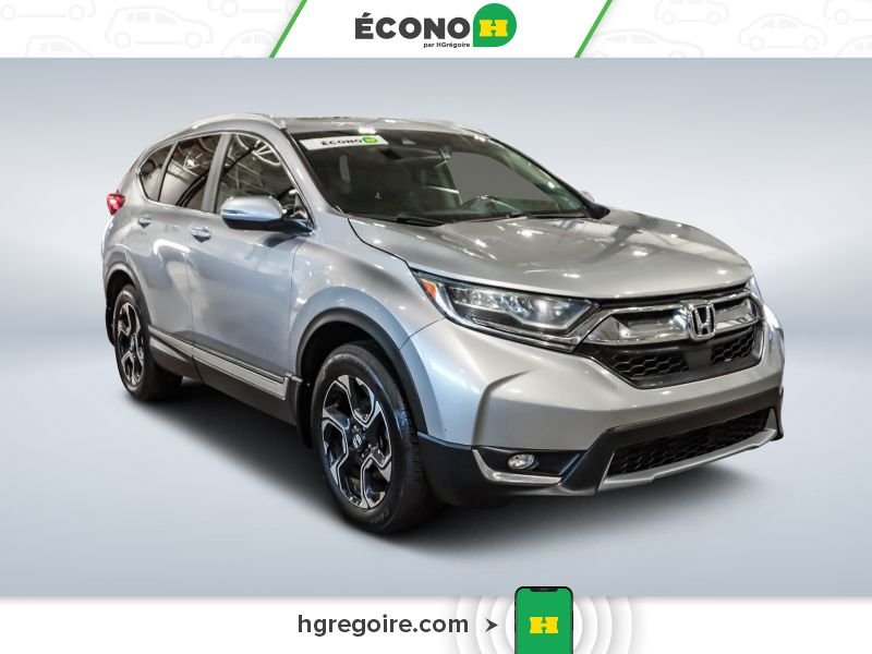 Honda CRV Touring AWD CUIR TOIT NAV BLUETOOTH CAMÉRA MAGS 2017 Gris