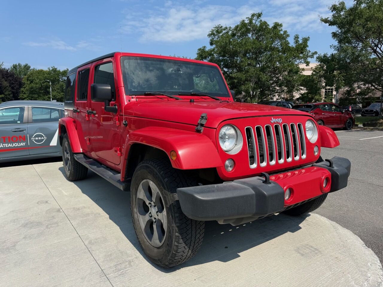 Jeep Wrangler Unlimited unlimited SAHARA | JAMAIS ACCIDENTÉ✅ 2017 Rouge Châteauguay - photo #2