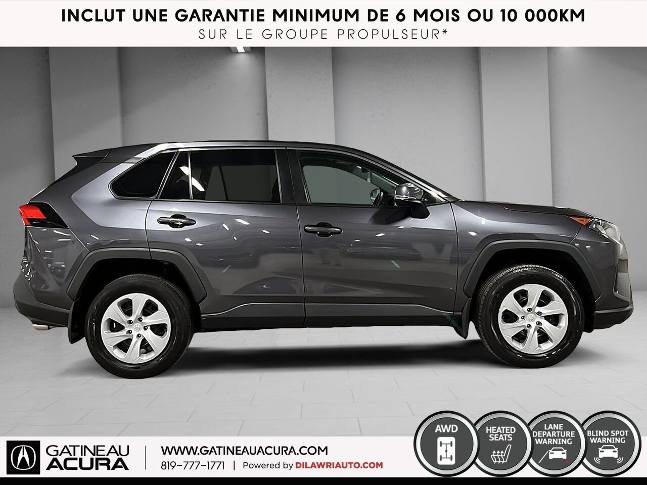 Toyota RAV4 LE AWD 2023 Gris Gatineau - photo #12