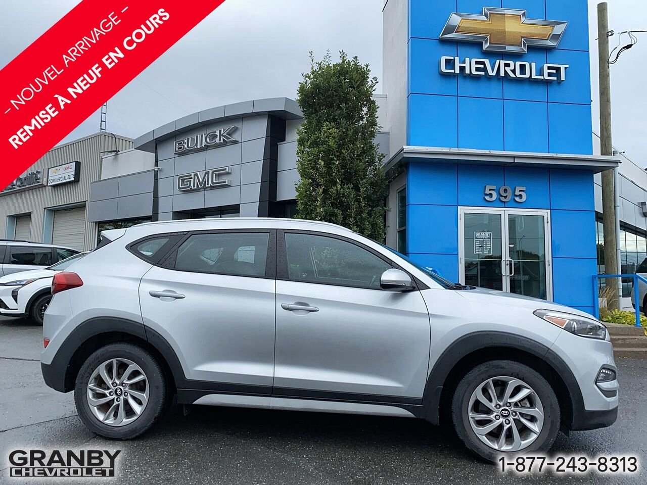 Hyundai Tucson 2.0L Premium TA | 26-1105A 2018 Argent Granby - photo #3