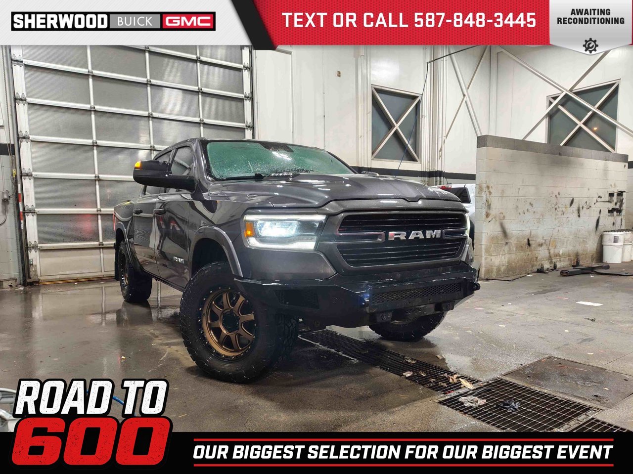 2022 Ram 1500 Laramie 4x4 Crew Cab 5'7 Box Grey Sherwood Park - photo #0