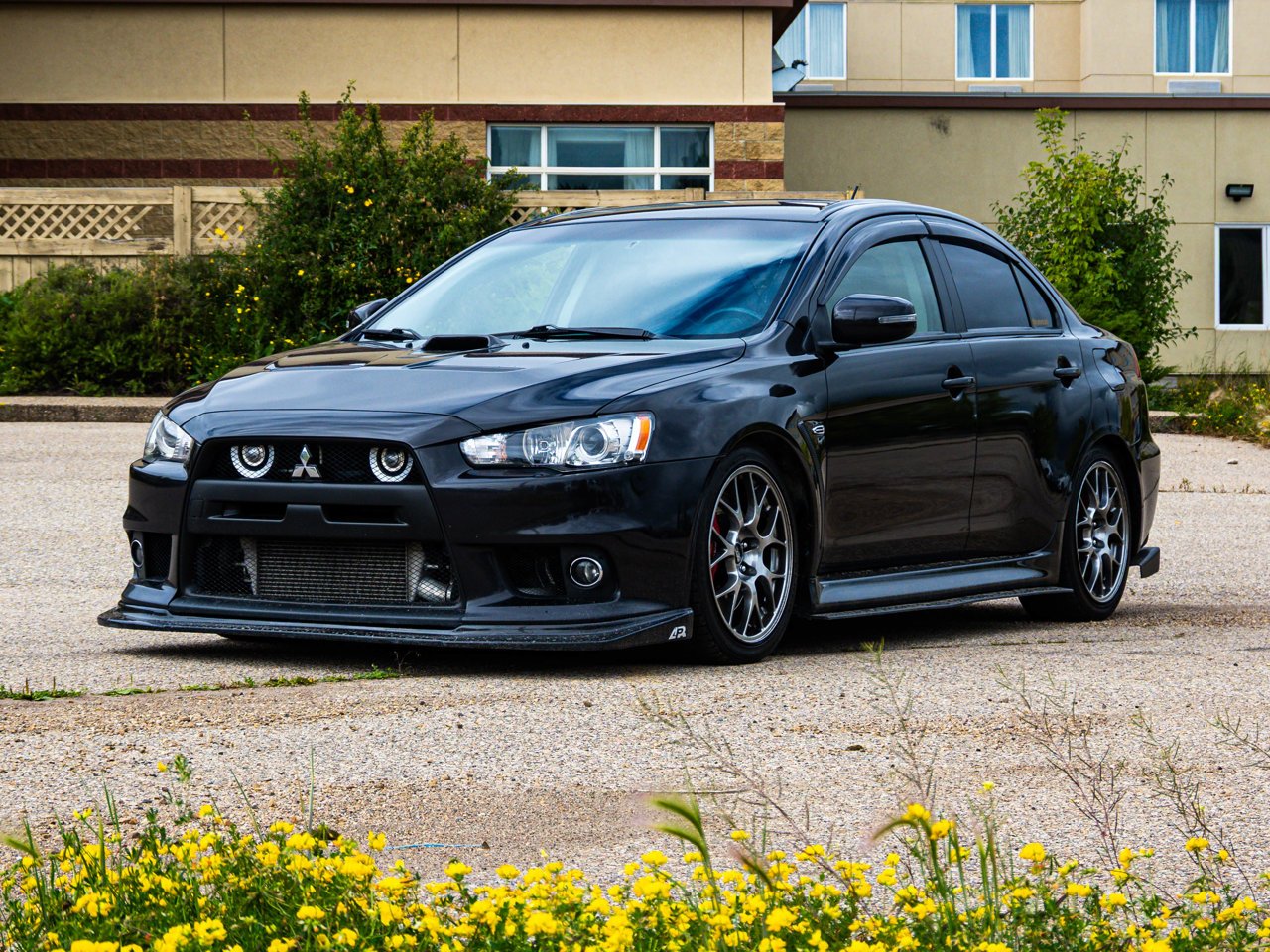 2015 Mitsubishi Lancer Evolution 4dr Sdn GSR Black Sherwood Park - photo #3