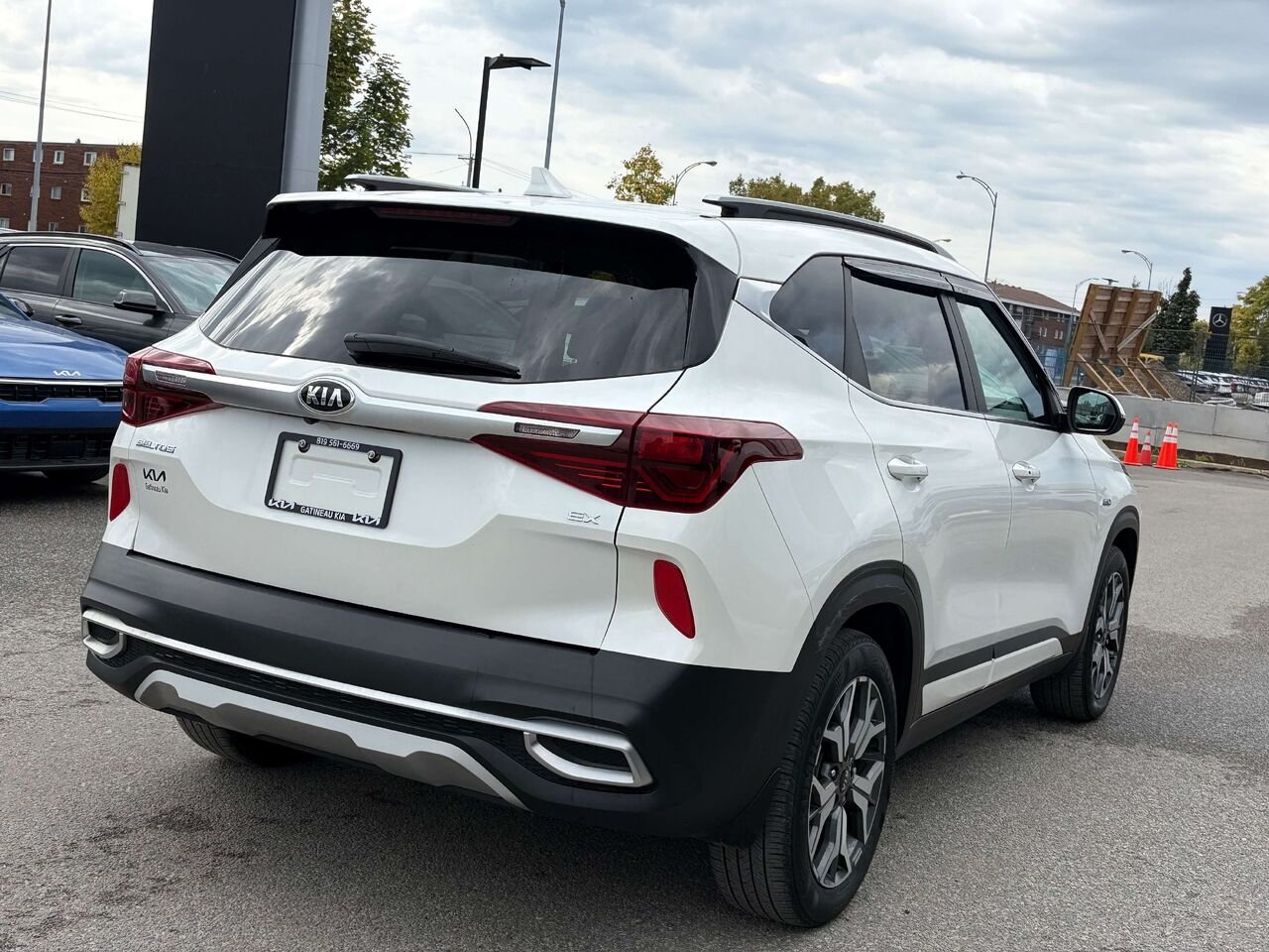 Kia Seltos 2021 Blanc Gatineau - photo #5