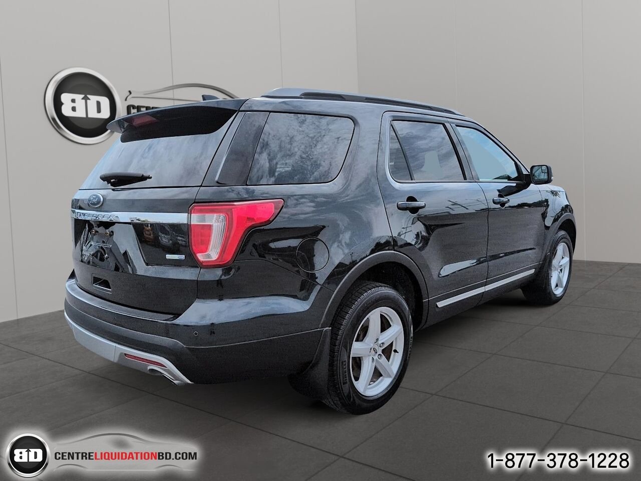 Ford Explorer XLT 2.3L ECOBOOST AWD | BD0384 2017 Noir Granby - photo #5