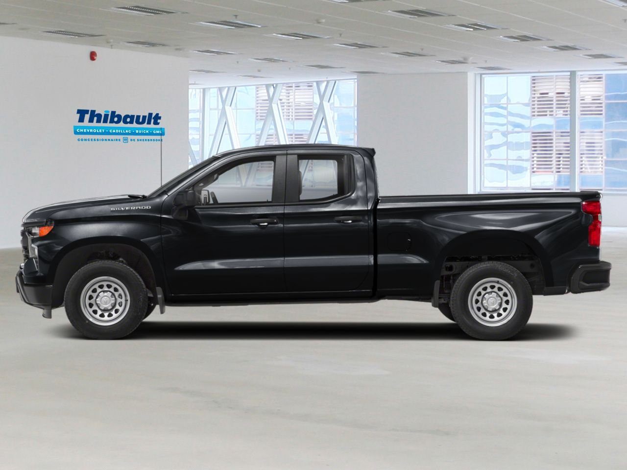 2025 CHEVROLET Silverado 1500 WT Black Saint-Eustache - photo #2