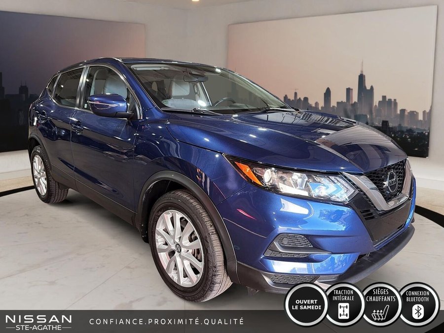 Nissan Qashqai S TI | JAMAIS ACCIDENTÉ | SIÈGES CHAUFFANTS | ANGLES MORTS | CAMÉRA DE RECUL 2023 Bleu