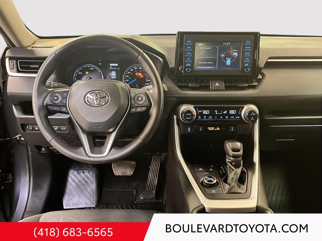 Toyota RAV4 100572A-93 | HYBRIDE XLE, AWD 2022 Gris Québec - photo #19