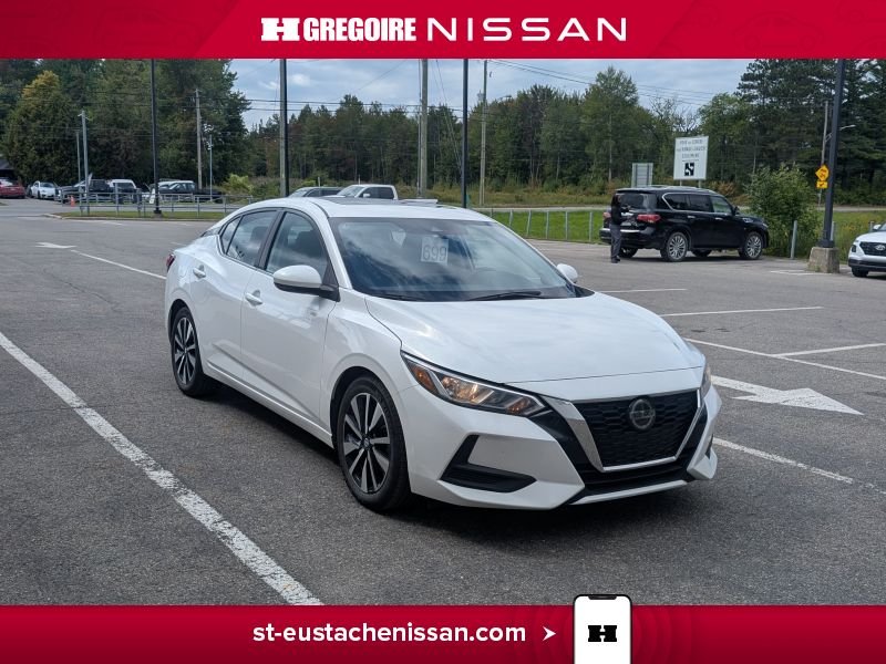 Nissan Sentra SV Moonroof TOIT OUVRANT CAREPLAY APPLE MAGS 2.99 2023 Blanc