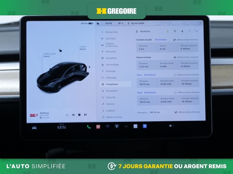 Tesla Model 3 2023 Noir Blainville - photo #20