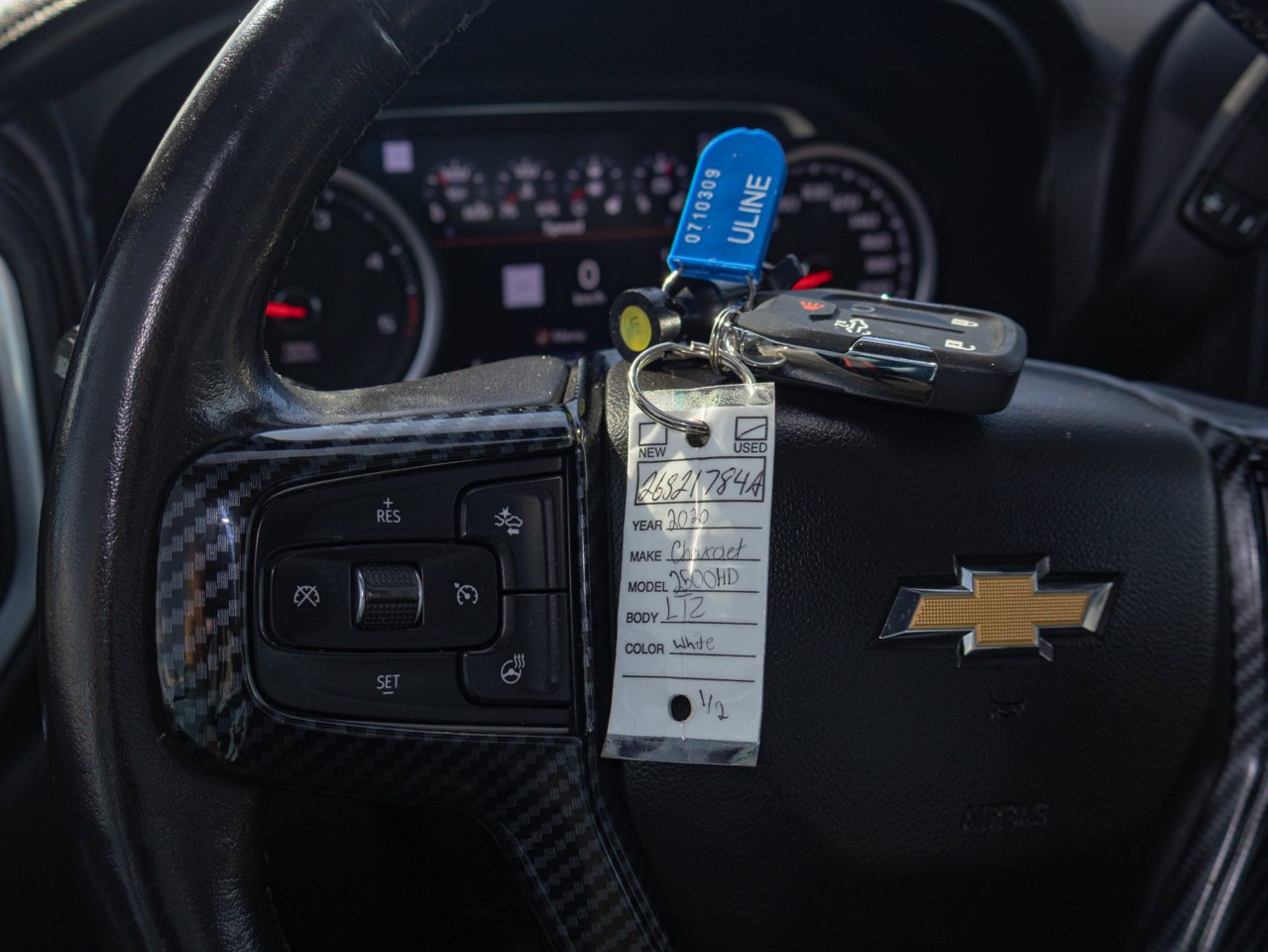 2020 Chevrolet Silverado 2500HD 4WD Crew Cab 159 LTZ White Sherwood Park - photo #35