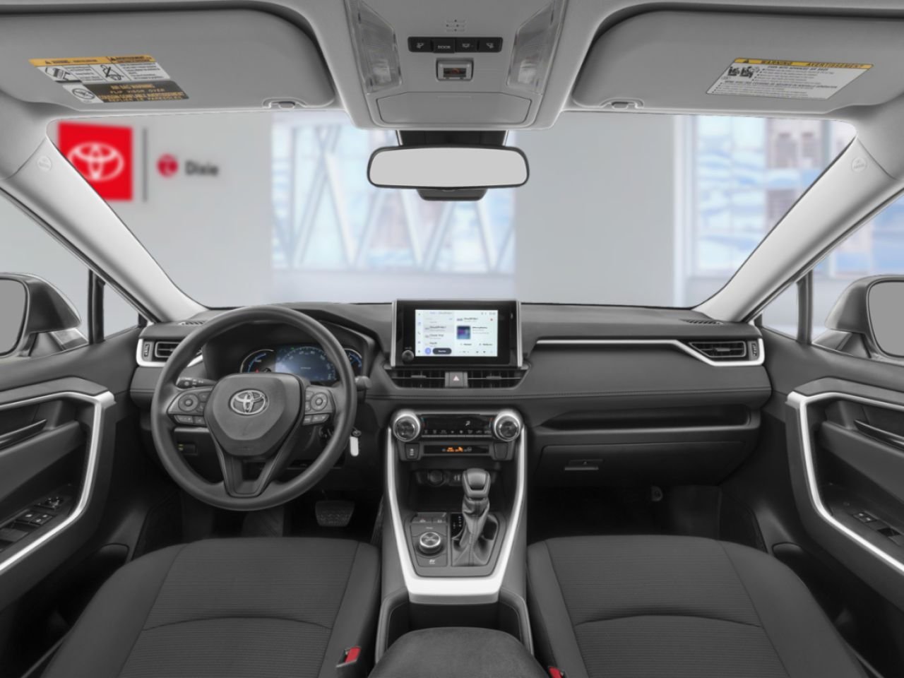 2025 Toyota RAV4 HYBRID LE AWD / HEATED SEATS / TOYOTA SAFETY SENSE / CARPLAY AND ANDROID AUTO Grey Mississauga - photo #4