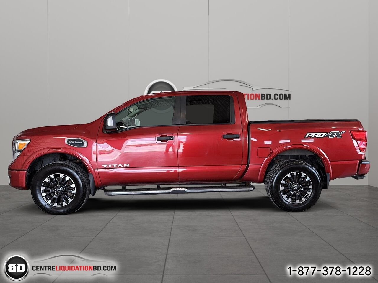 Nissan Titan PRO-4X | BD0379 2017 Rouge Granby - photo #8
