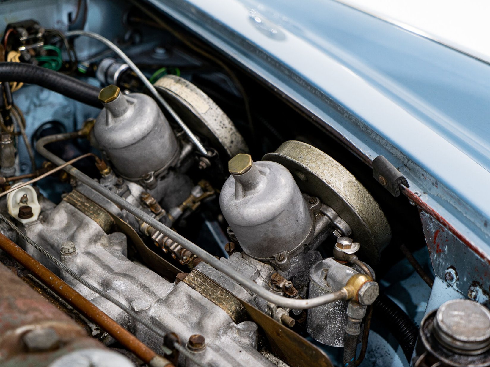 Austin Healey 3000 Recent drivetrain complete rebuild **PRIX EN USD** 1960 Bleu Montréal - photo #18