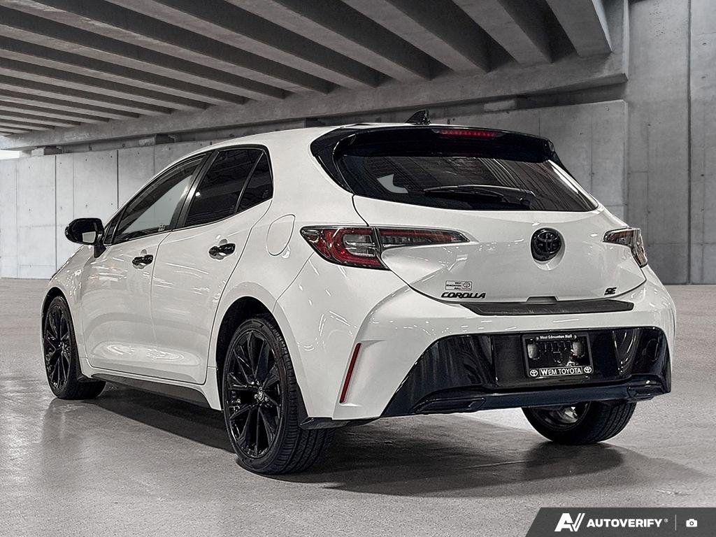 2020 Toyota Corolla Hatchback 2602172B | SE, well maintained local trade in White Edmonton - photo #3