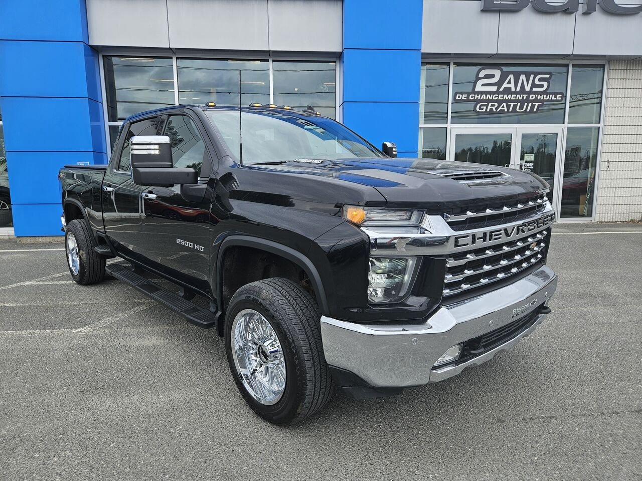 Chevrolet Silverado 2500HD LTZ cabine multiplace 4RM 159 po 2023 Noir Thetford Mines - photo #1