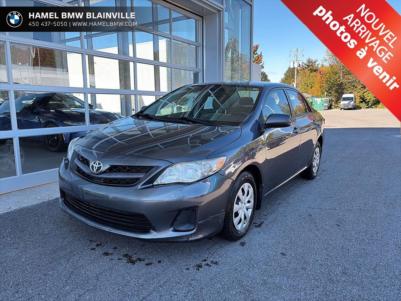 Gray 2013 Toyota Corolla Sedan Front-Wheel Drive Automatic