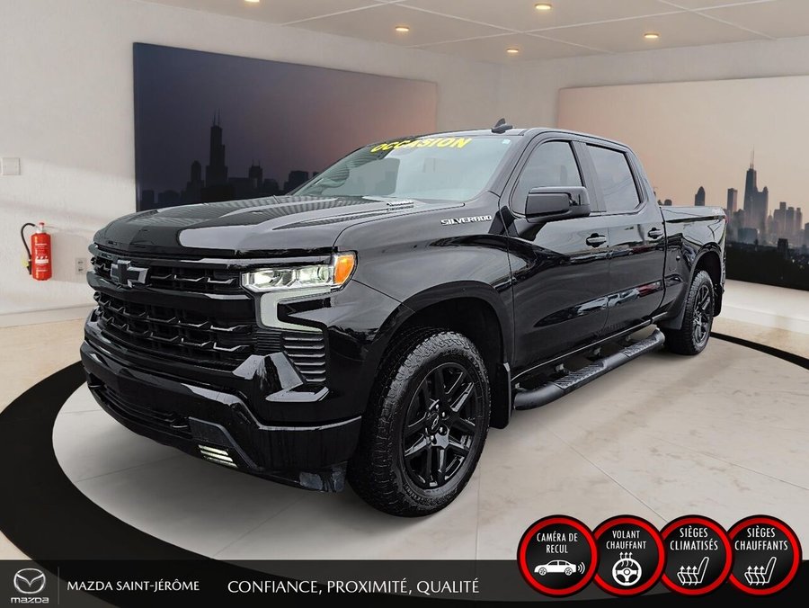 Chevrolet Silverado 1500 RST | CABINE MULTIPLACE | COUVRE-CAISSE RIGIDE | MARCHEPIEDS 2026 Noir