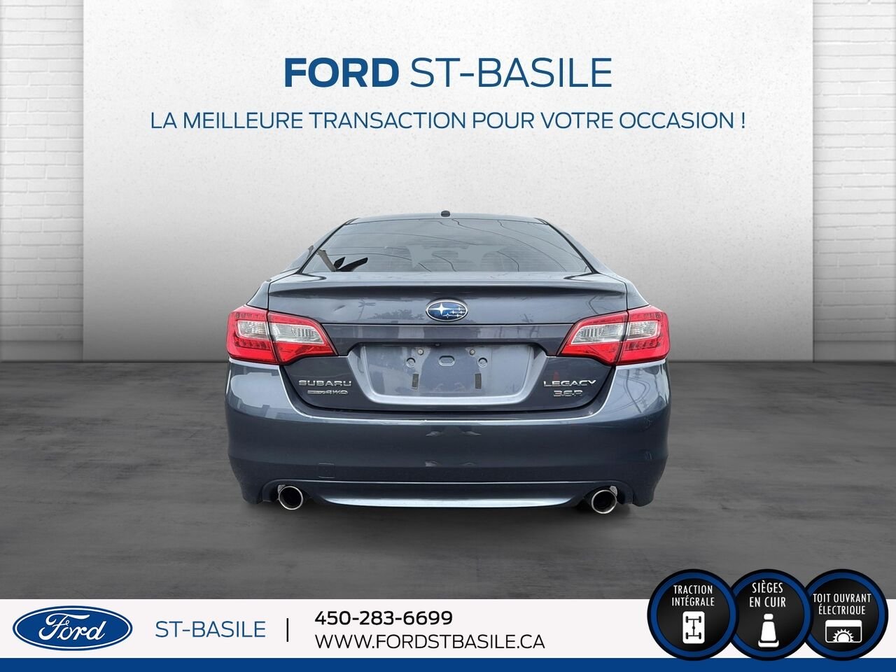 SUBARU LEGACY 2016 Bleu Saint-Basile-le-Grand - photo #6