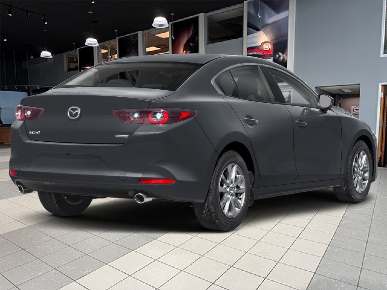 MAZDA MAZDA3 GX 2026 Noir Notre-Dame-des-Prairies - photo #1