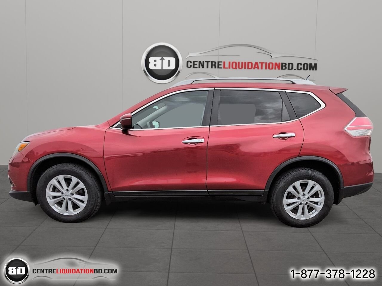 Nissan Rogue Traction intégrale 4 portes SV | BD0389 2014 Rouge Granby - photo #8
