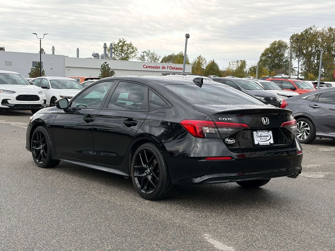 Honda Civic Sport 2022 Noir Gatineau - photo #3
