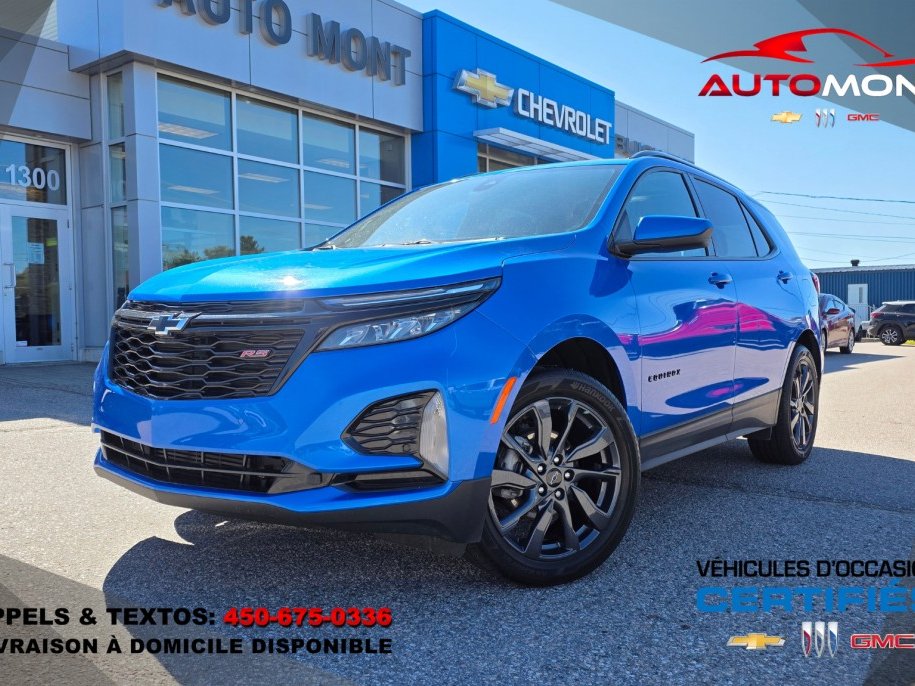 2024 Chevrolet Equinox RS AWD Blue Mont-Laurier - photo #0