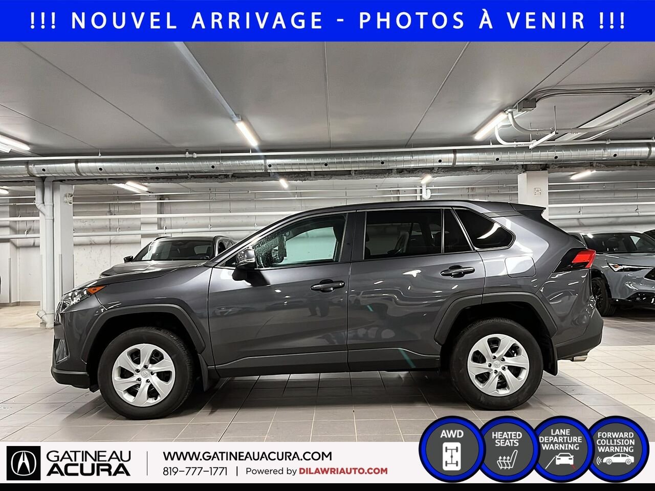 Toyota RAV4 LE AWD 2023 Gris Gatineau - photo #8