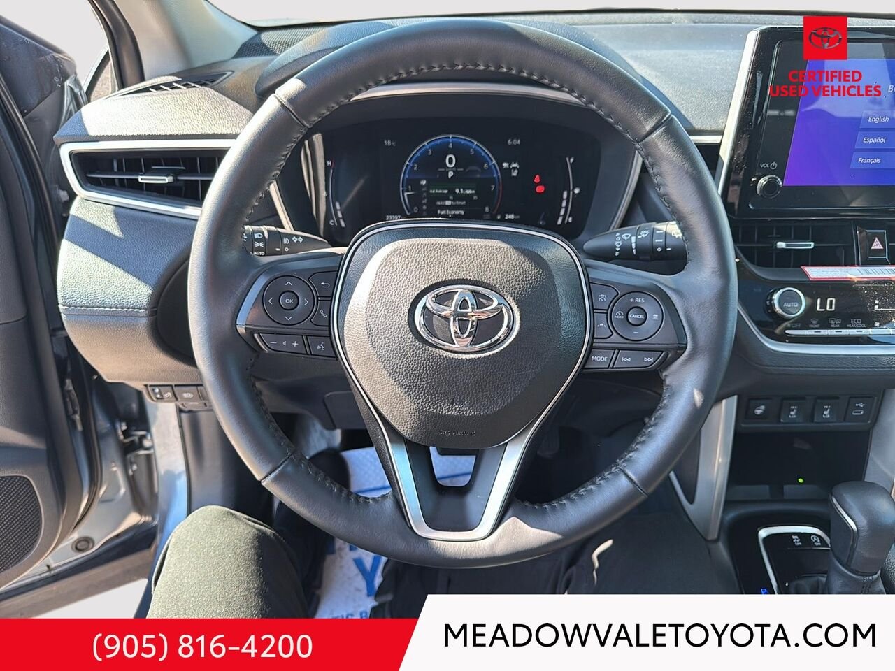 2024 Toyota Corolla Cross One owner, Clean Car Fax, Low Km's Silver Mississauga - photo #12