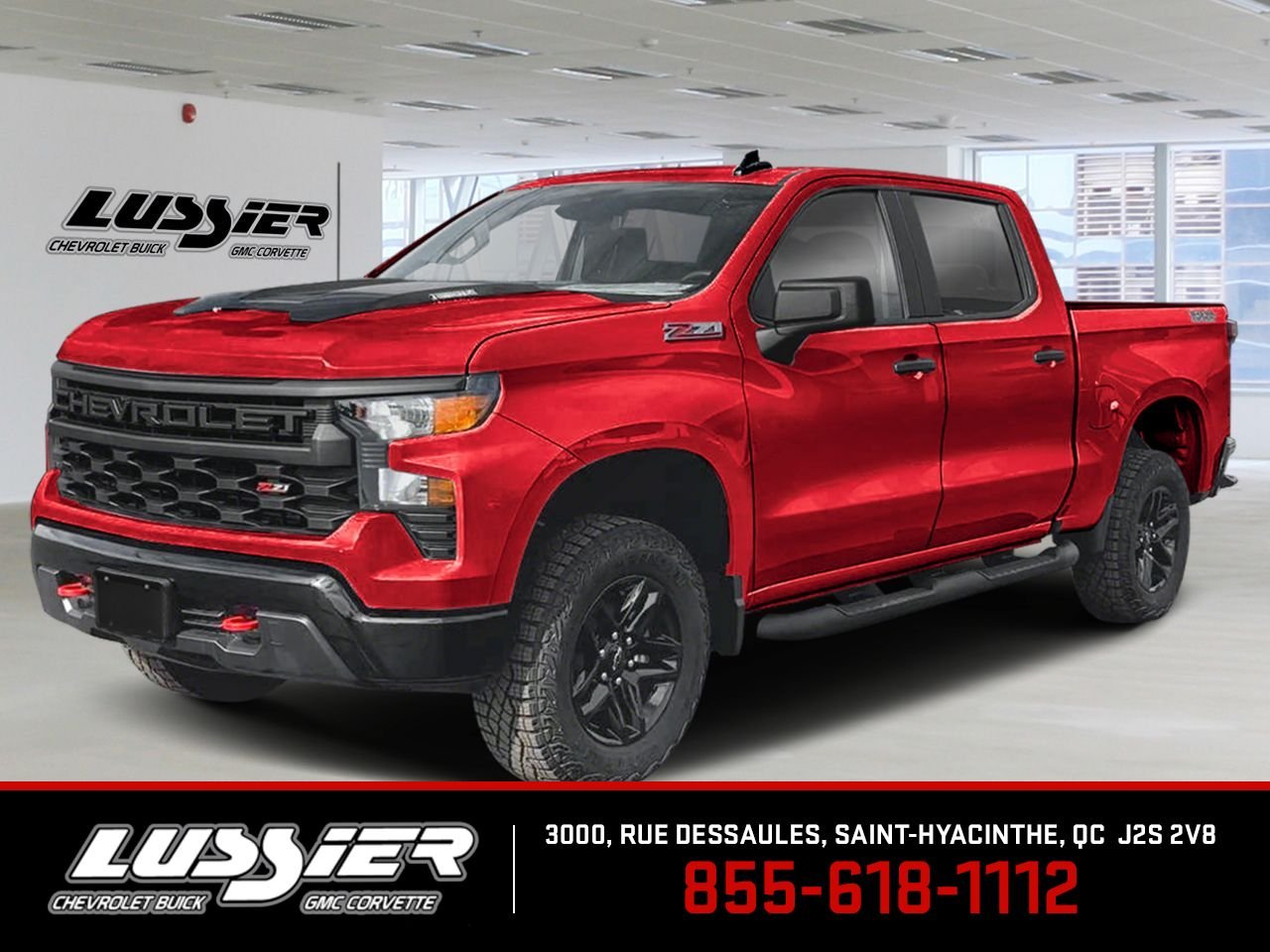 CHEVROLET Silverado 1500 CUSTOM TRAIL BOSS 2026 ROUGE ARDENT Saint-Hyacinthe - photo #0
