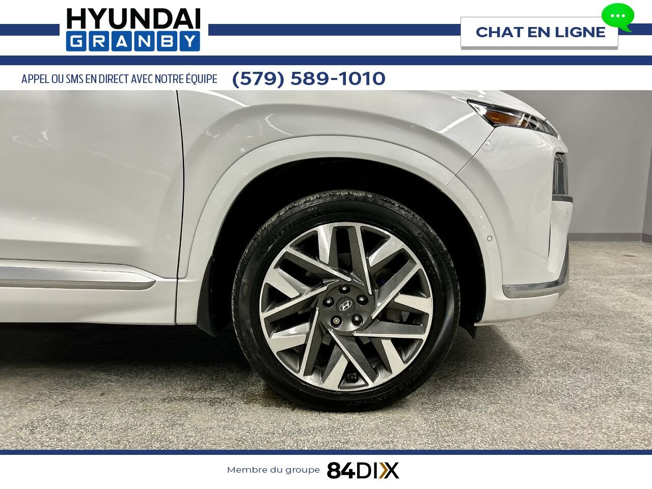 2022 Hyundai Santa Fe White Granby - photo #9