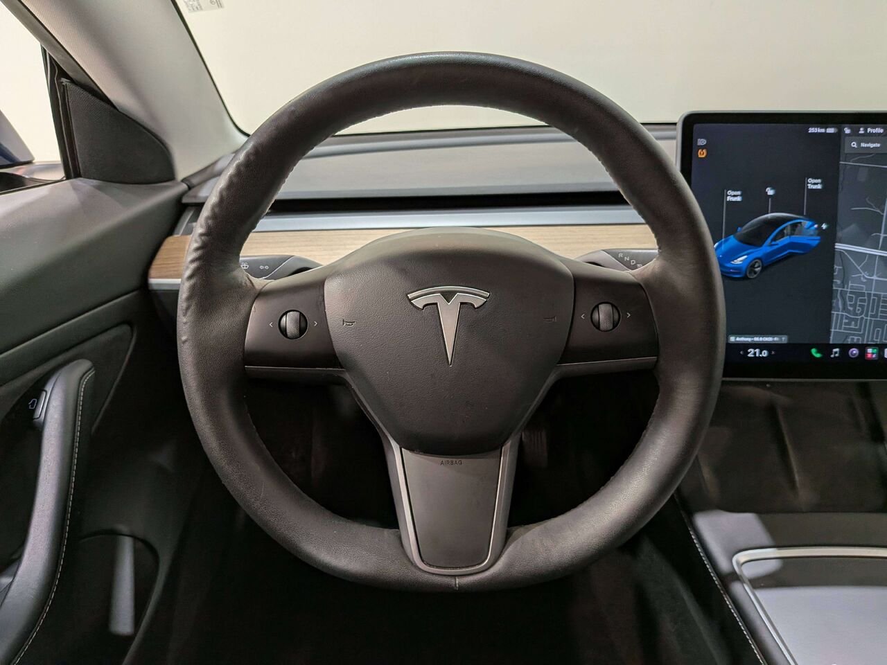 Tesla Model 3 Standard Range Plus RWD 2021 Bleu Val-David - photo #14