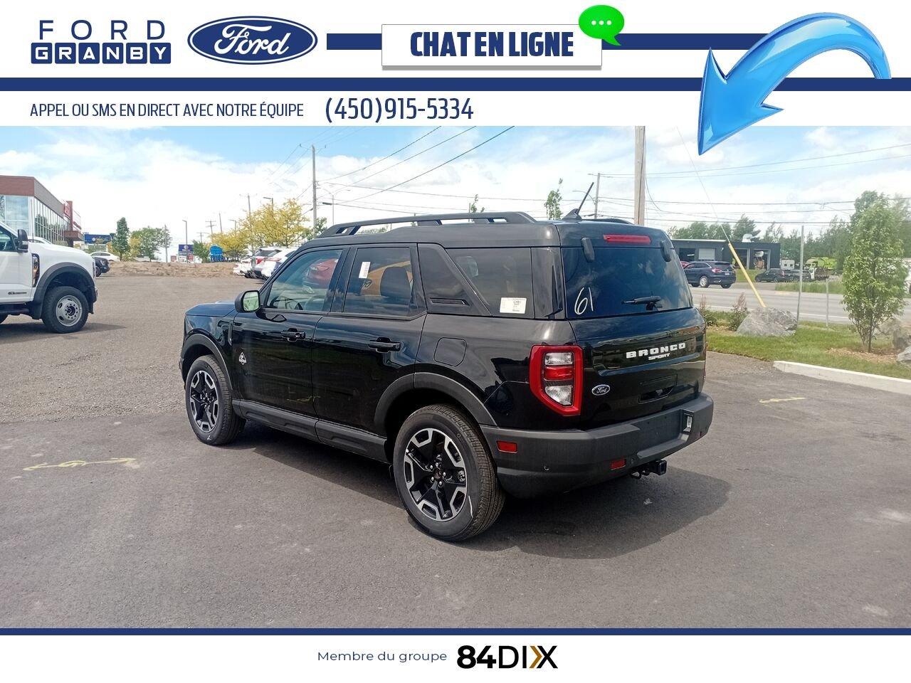 Ford BRONCO SPORT 2024 Noir Granby - photo #6