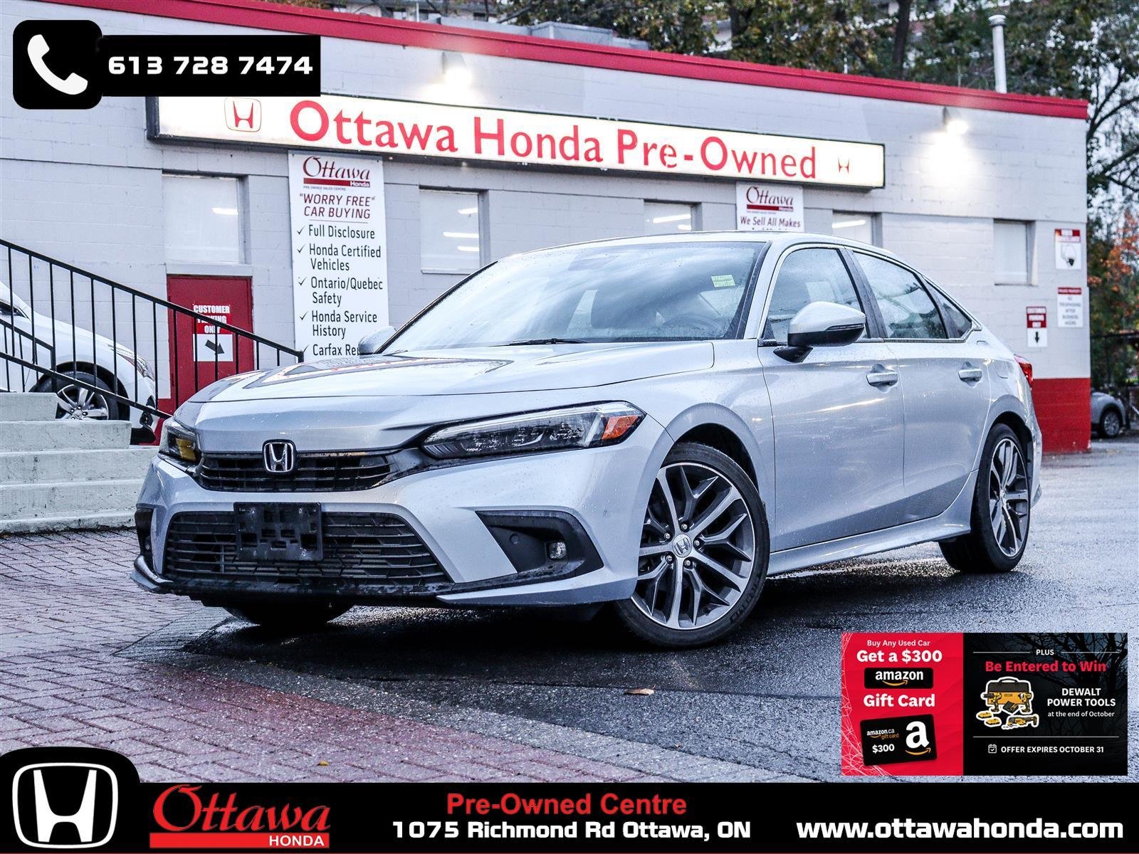 Honda Civic Berline Touring 2022 Blue Ottawa & Gatineau - photo #0