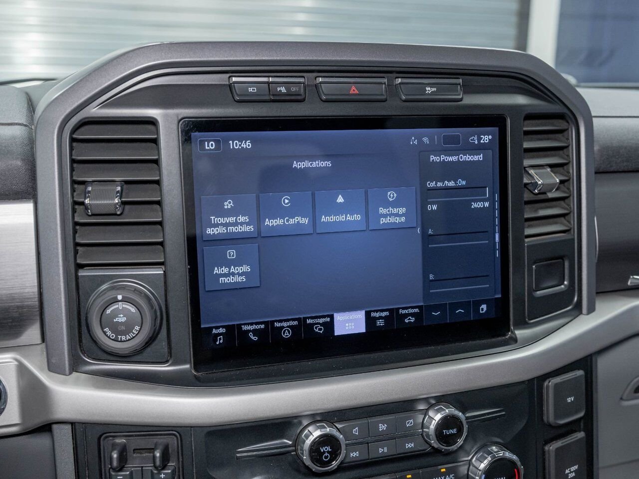 Ford F-150 Lightning XLT CREW 4X4 *NAV* GR REMORQ MAX CAM 360 CARPLAY 2023 Noir Saint-Jérôme - photo #20