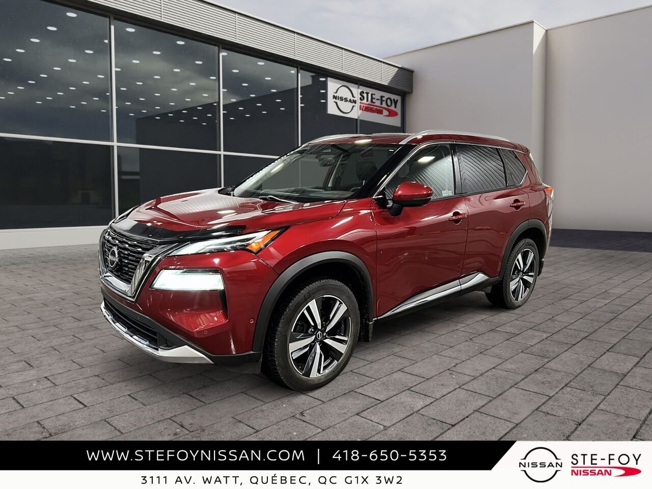 2023 Nissan Rogue Platine 4WD Cuir Red Ste-Foy - photo #0